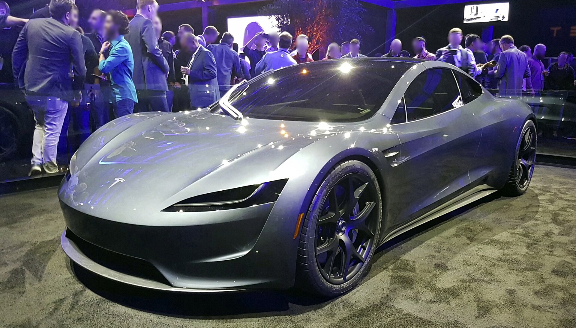 Tesla Roadster 2020 prototype at the launch event on November 2017
