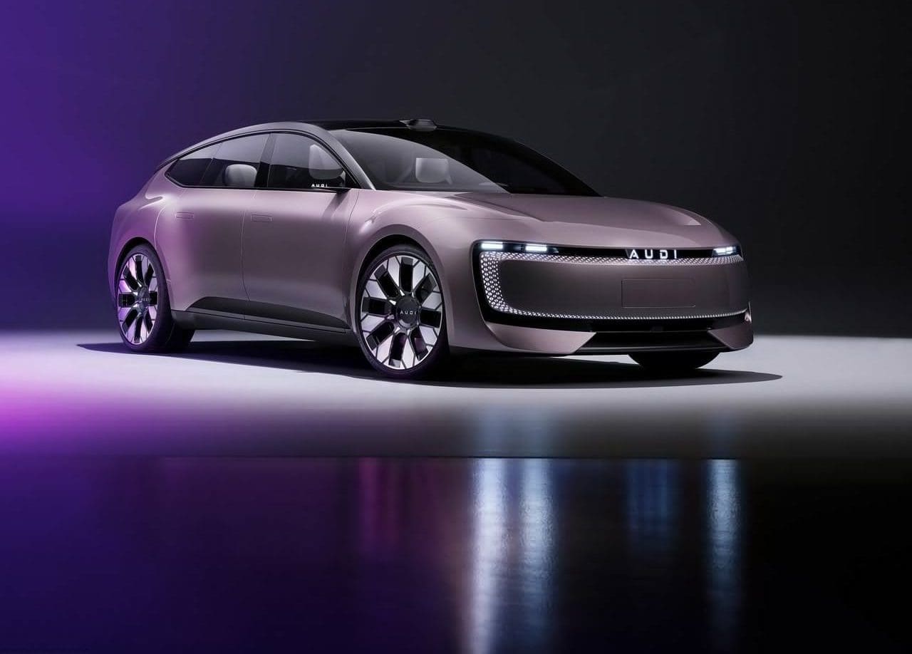 Audi E Concept 2024. Nowoczesne elektryczne Audi bez tradycyjnego logo marki