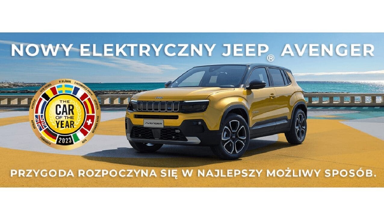 Jeep Avenger z tytułem Europejskiego Samochodu Roku 2023