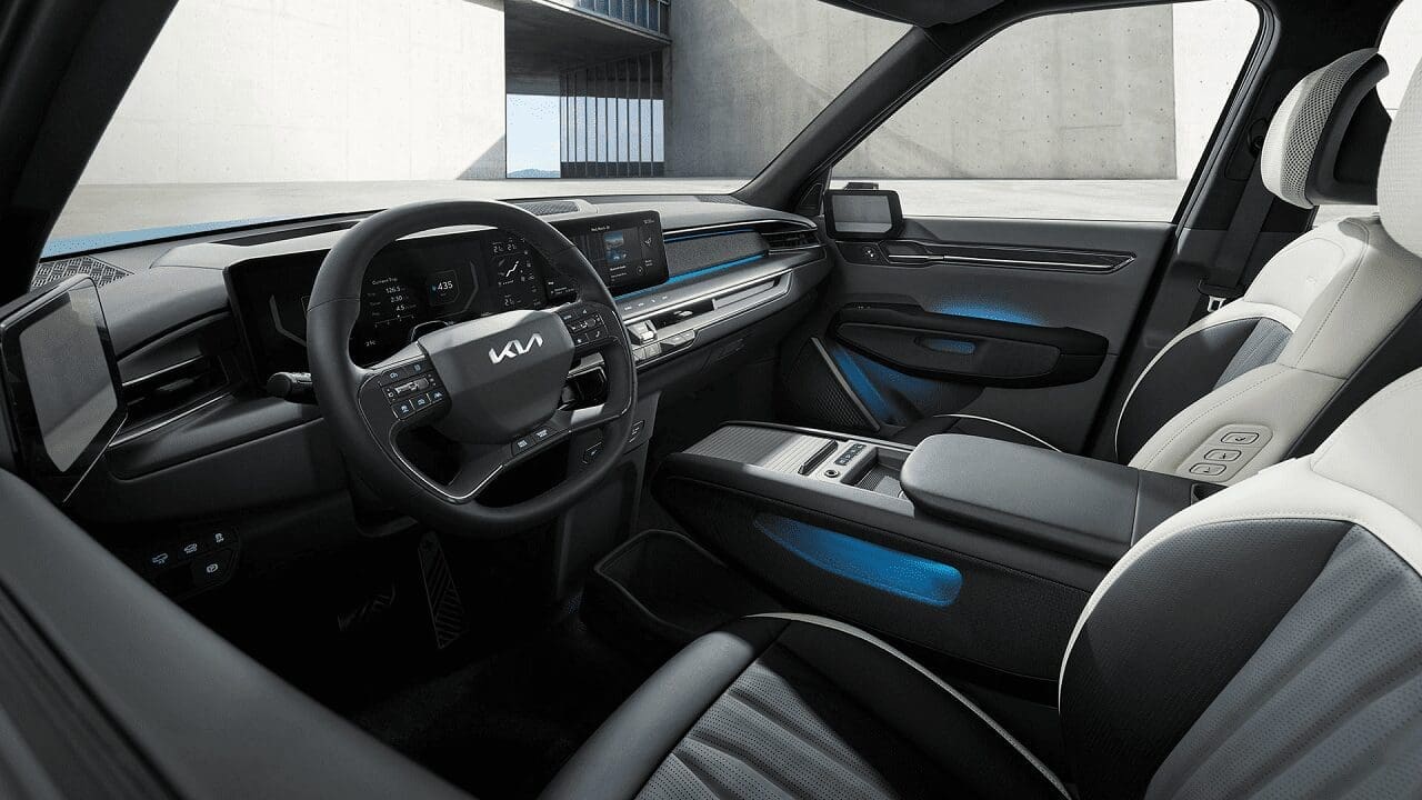 Kia EV9 wnętrze