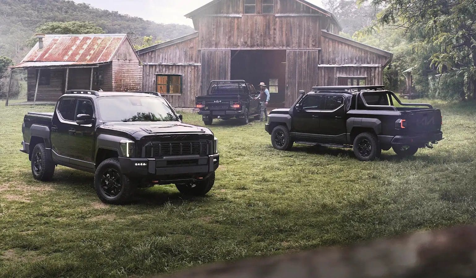 Nowy pickup Kia Tasman 2025 jako czterodrzwiowy pickup z podwójną kabiną. Tego jeszcze nie było!