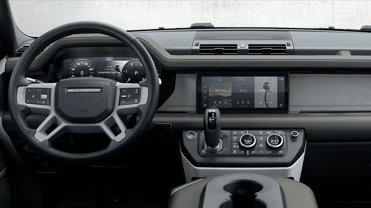Land Rover Defender 2025 wnętrze