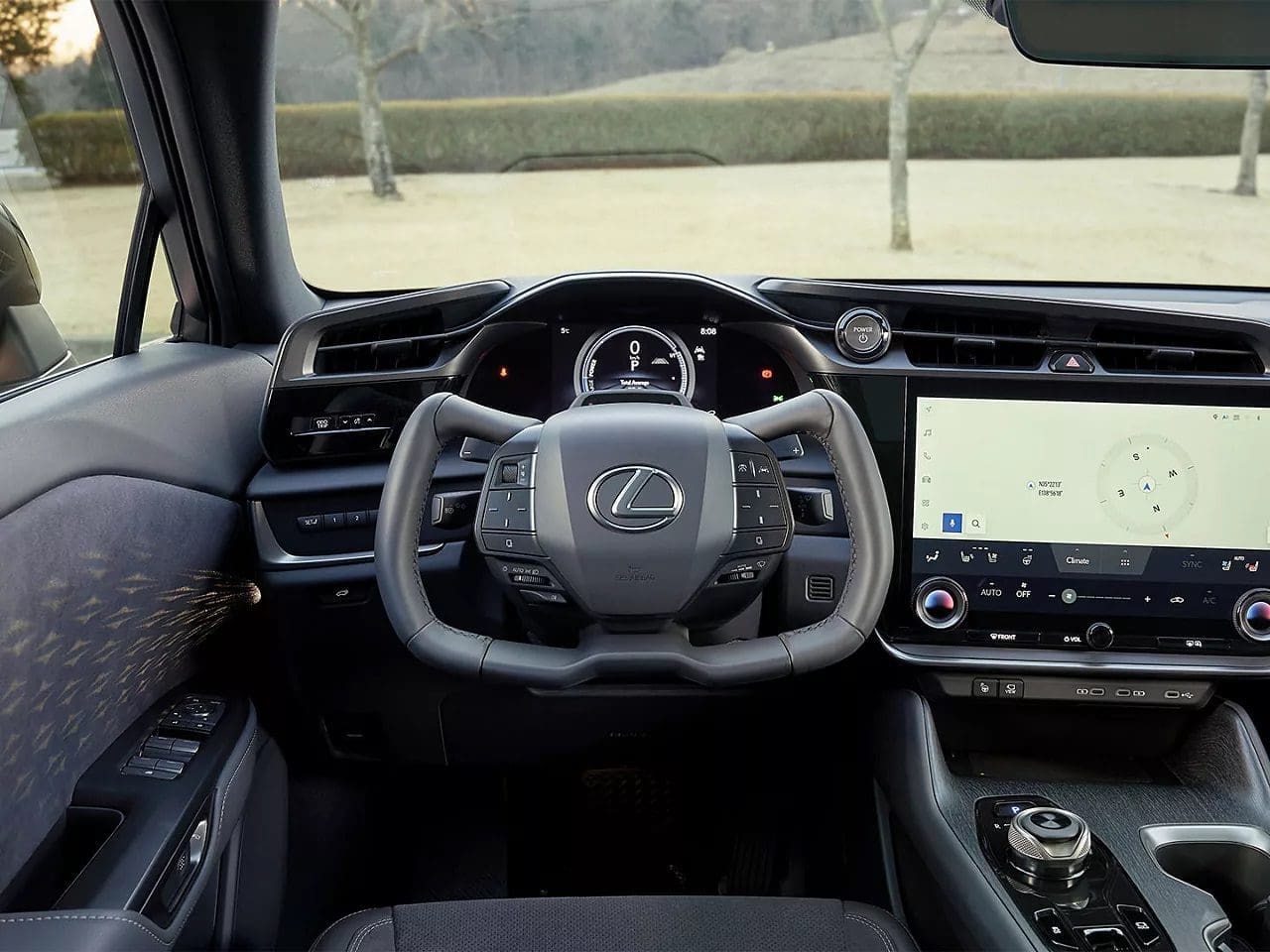 Lexus RZ 300e w środku