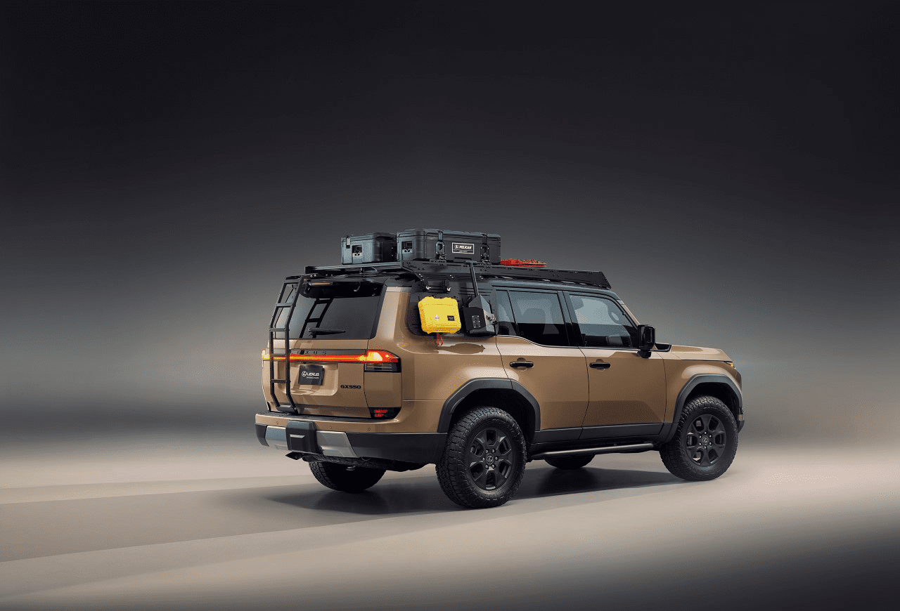 Wytrzymałe terenówki Lexus sema 2023