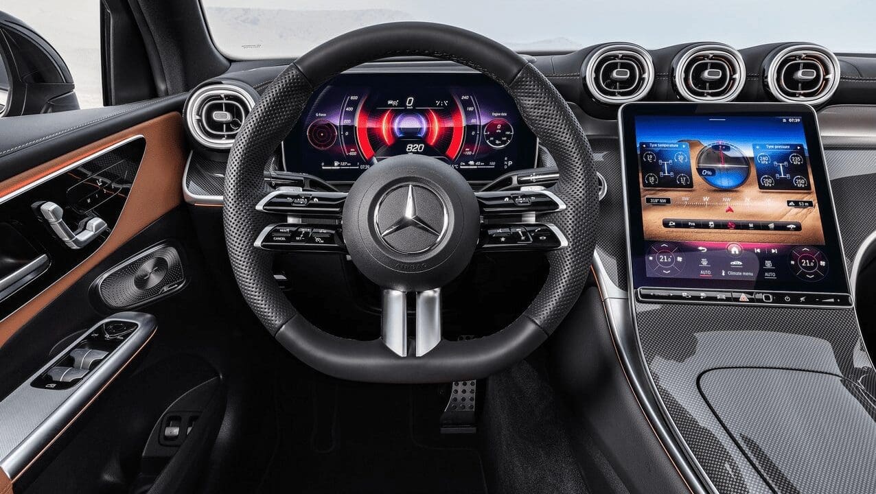 Mercedes GLC Coupe kokpit