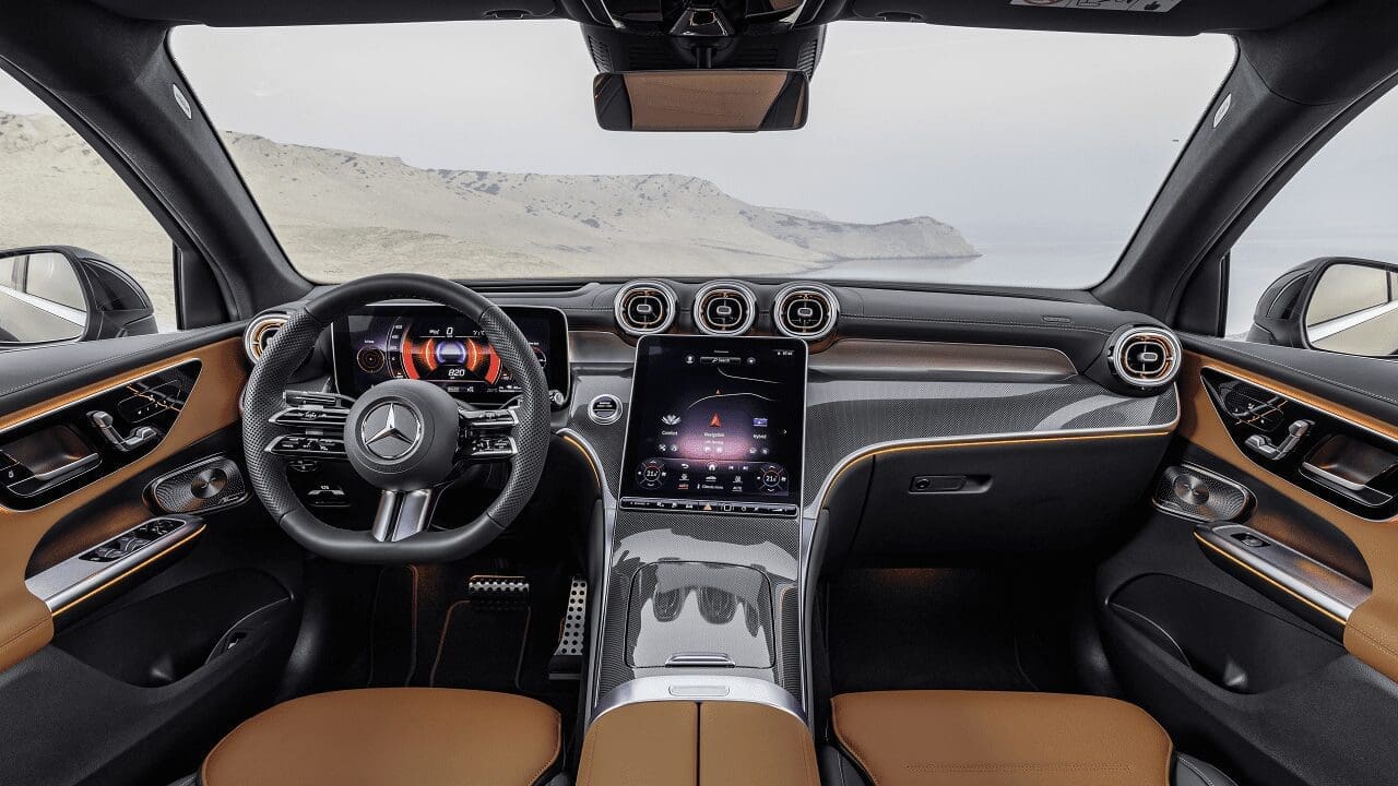 Mercedes GLC Coupe 2024 wnętrze