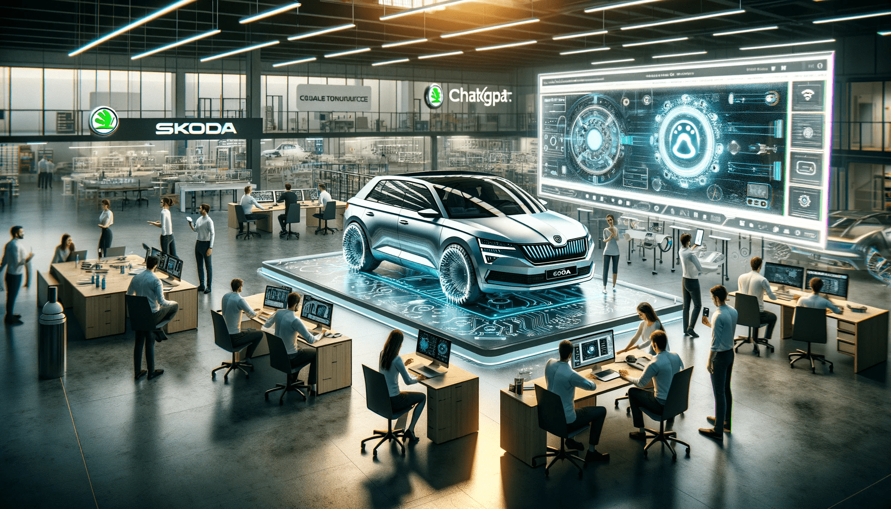 Skoda i ChatGPT też razem w 2024r. Czy motryzacyjna przyszłość podporządkowana jest już sztucznej inteligencji?