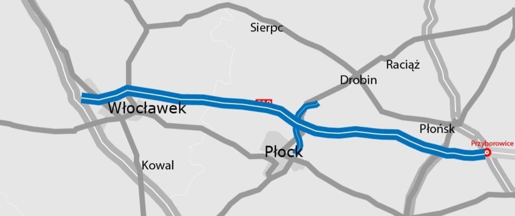 Droga S10 od A1 do OAW. Obwodnica Aglomeracji Warszawskiej połączona z autostradą A1