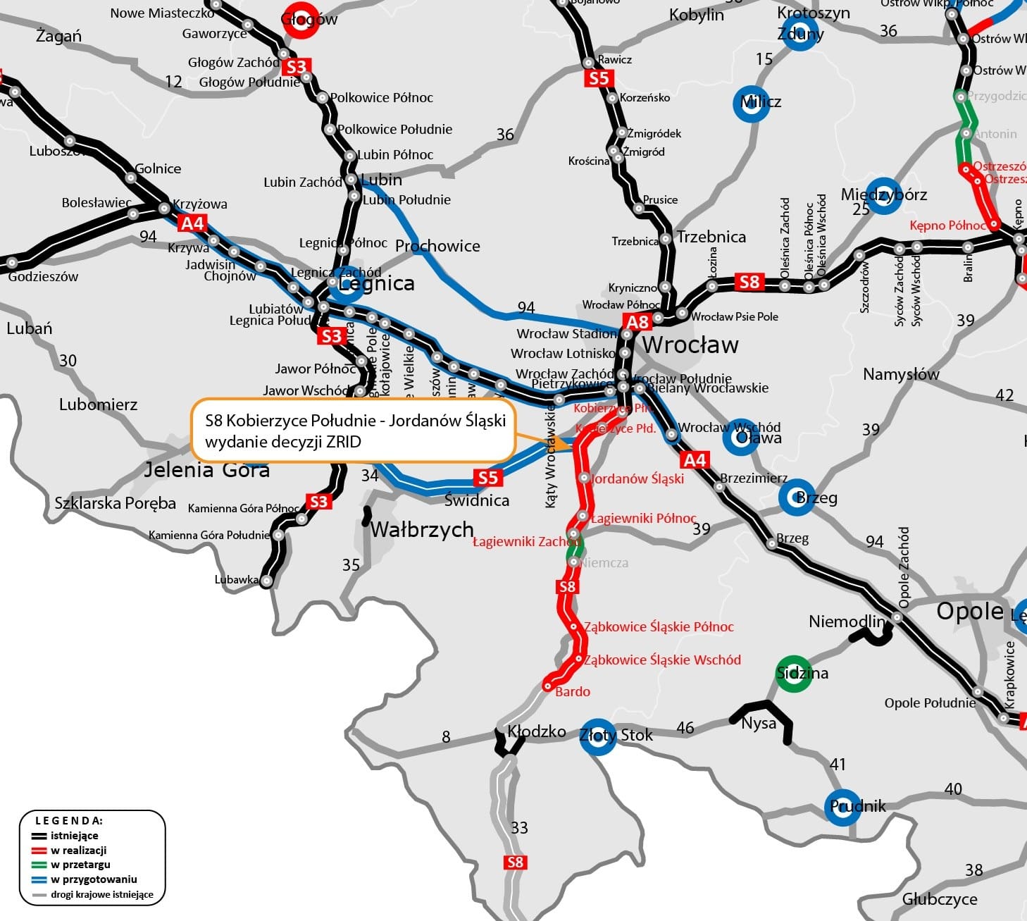 droga ekspresowa S8 Wrocław-Kłodzko