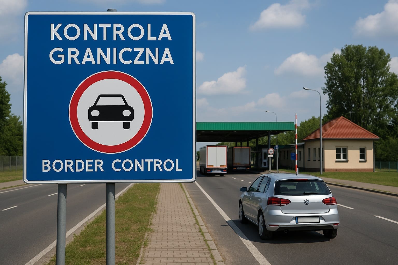 Kontrole na przejściach granicznych z Niemcami i Litwą. Co czeka kierowców od 7 lipca?