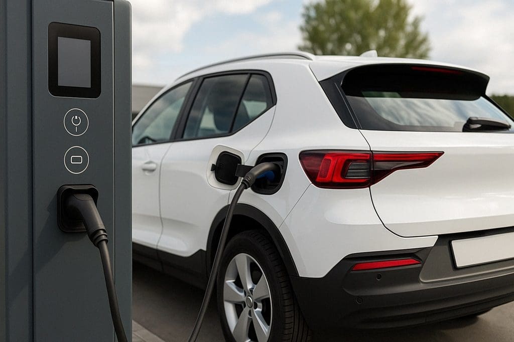 miejsca ładowania samochodów elektrycznych