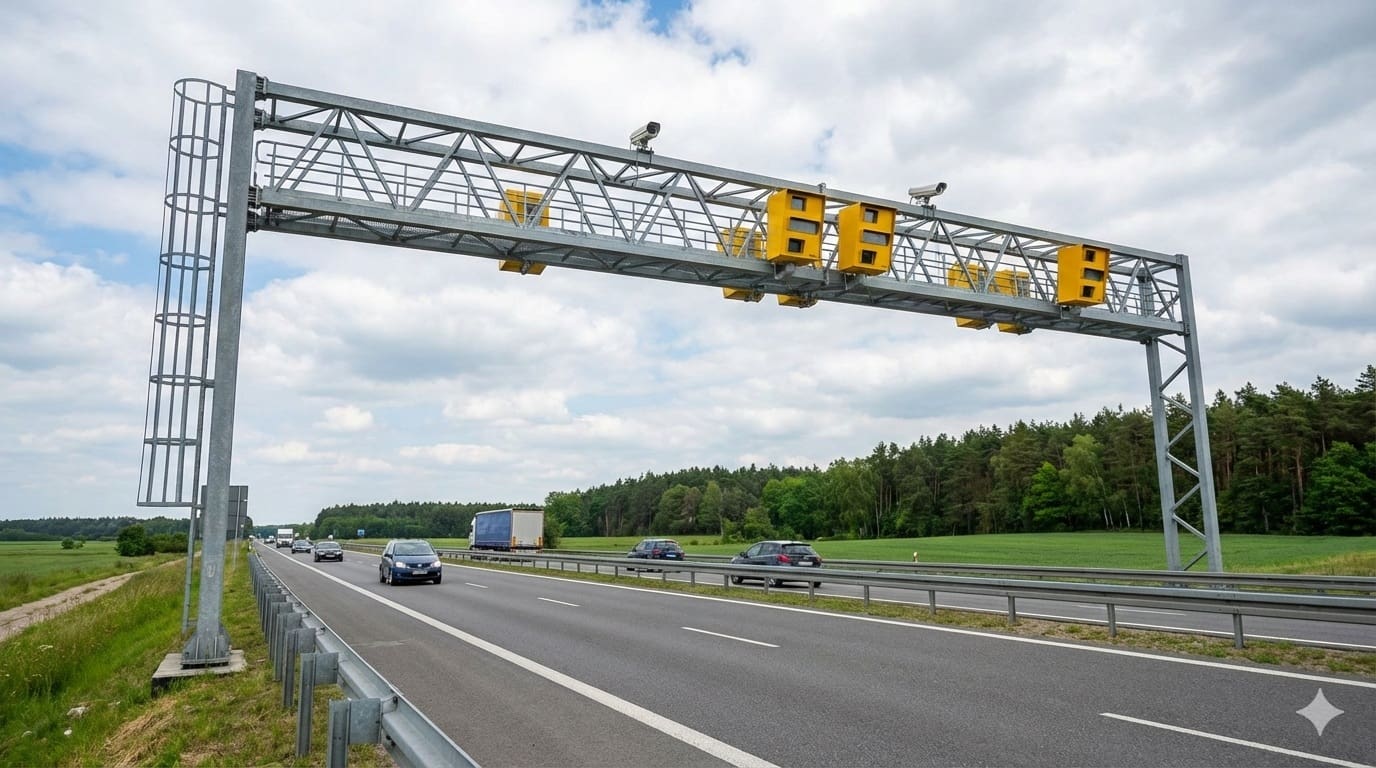 Nowe 43 odcinkowe pomiary prędkości wjeżdżają na polskie drogi
