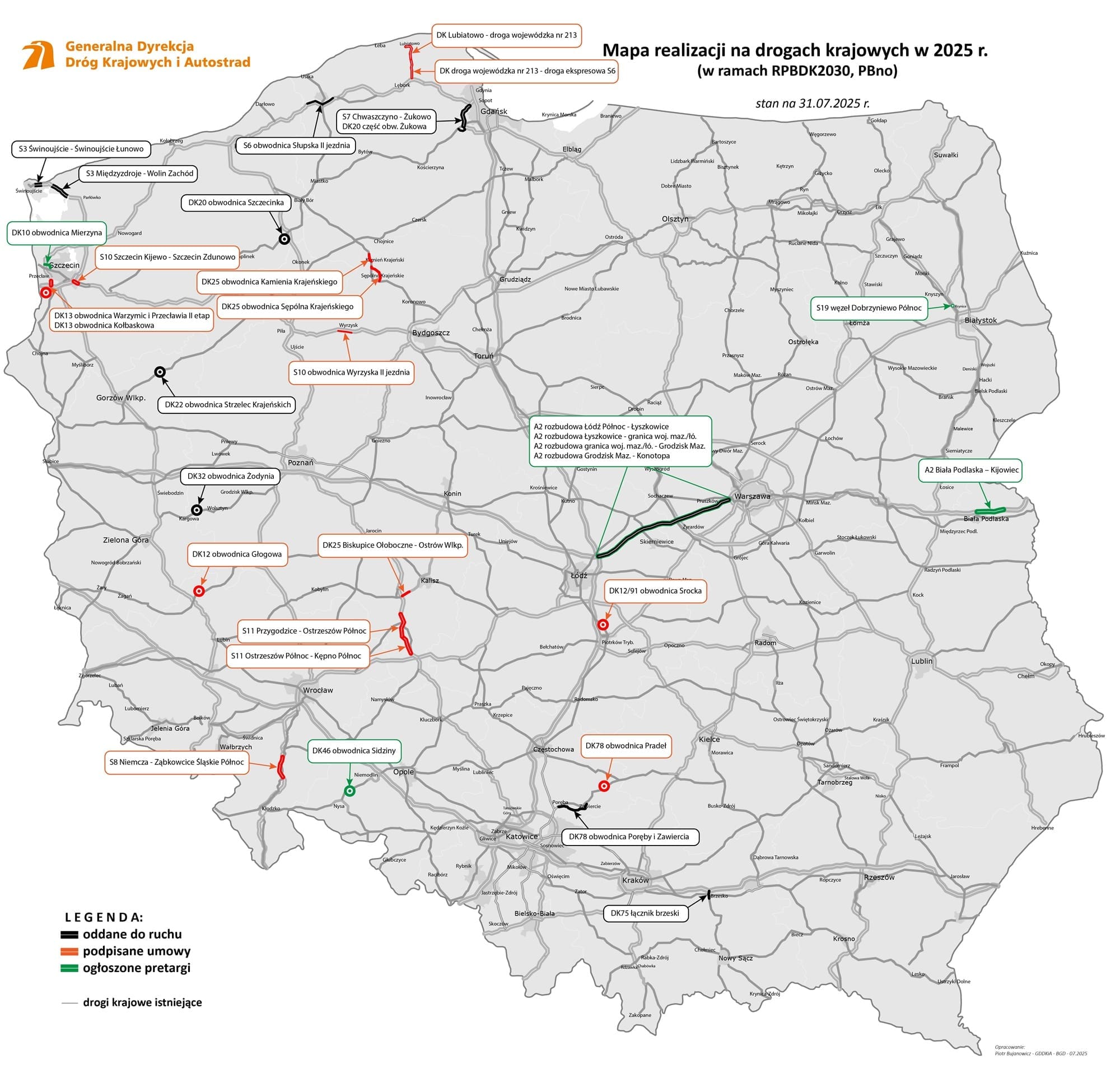 nowe drogi w 2025 roku