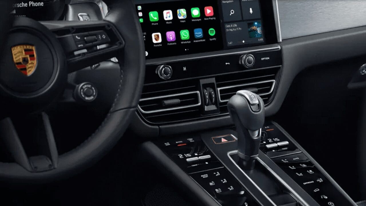 Porsche z Google cockpit