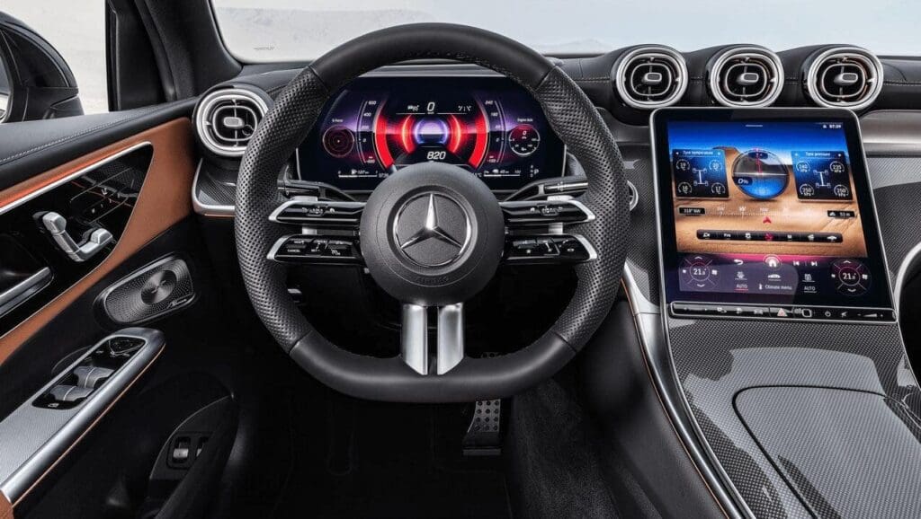 Mercedes GLC Coupe kokpit