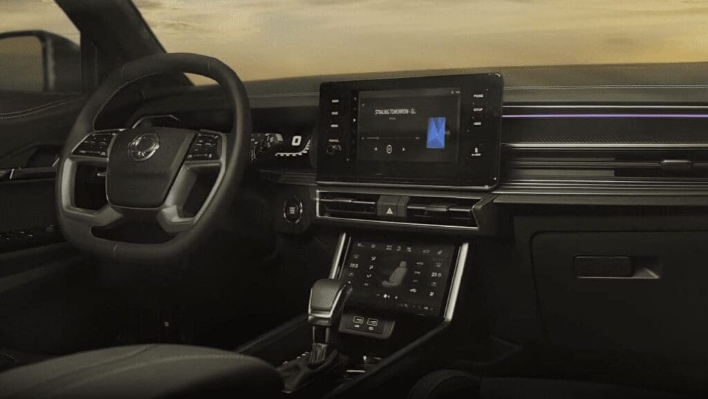 SsangYong Torres wnętrze