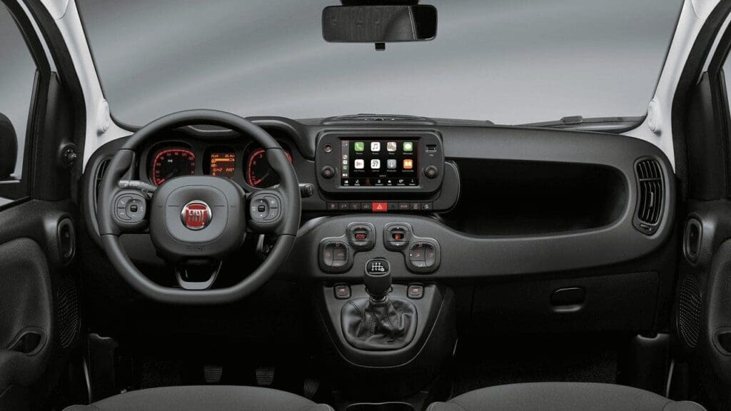 Fiat Panda wnętrze