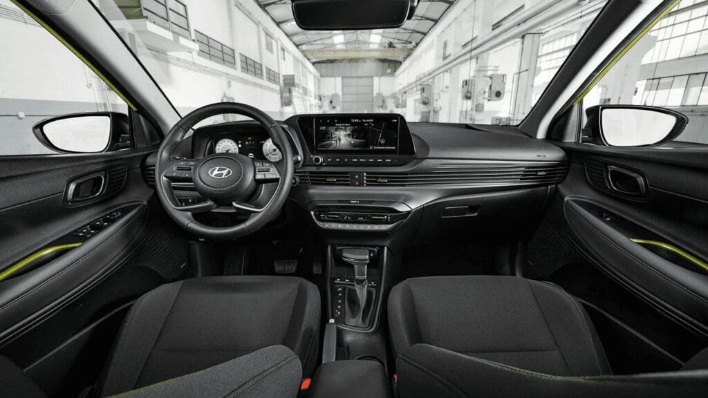 Hyundai I20 2023 wnętrze