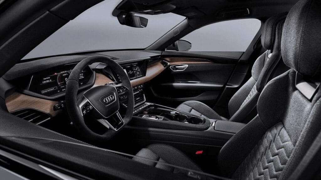 audi etron gt wnętrze