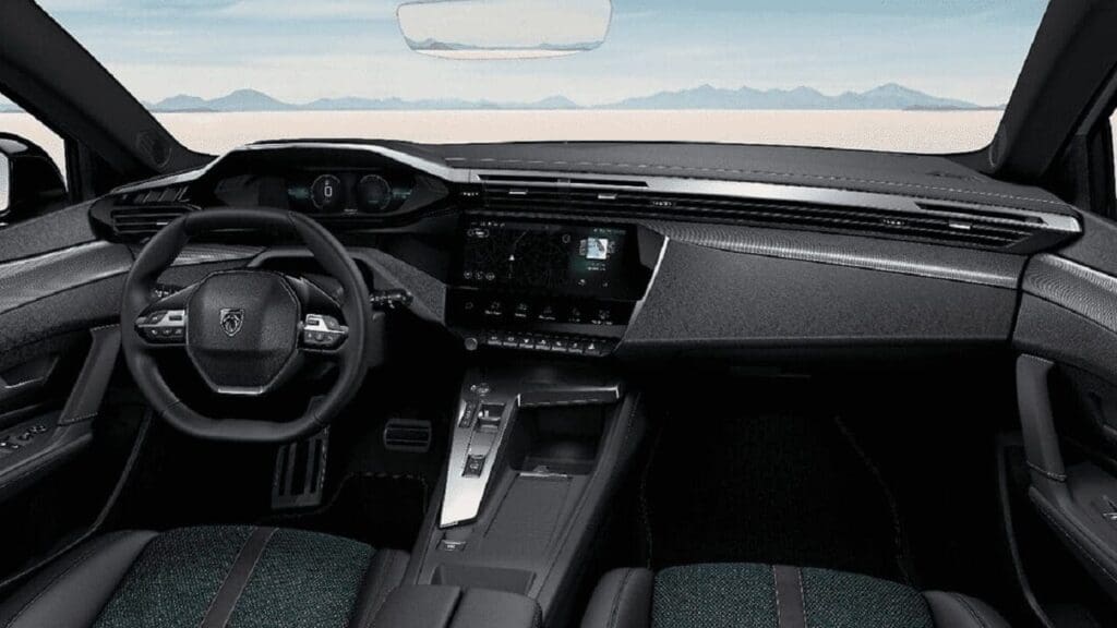 Peugeot e308 wnętrze