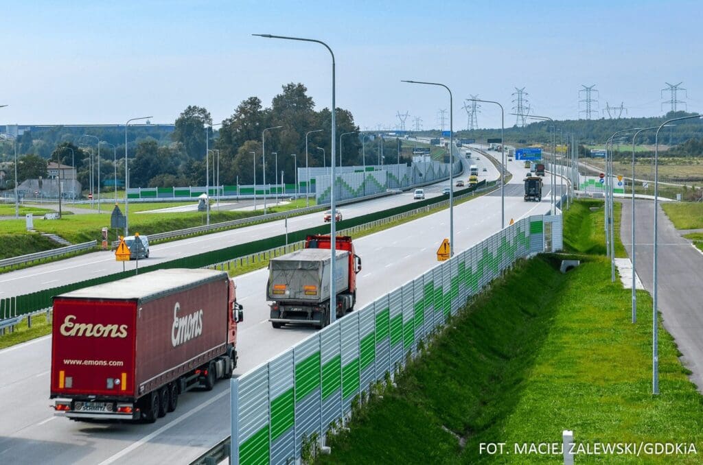 autostrada A4 zakaz wyprzedzania przez ciężarówki