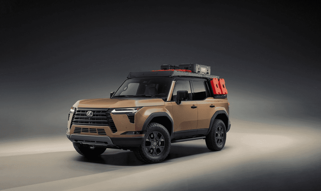 Wytrzymałe terenówki Lexus sema 2023