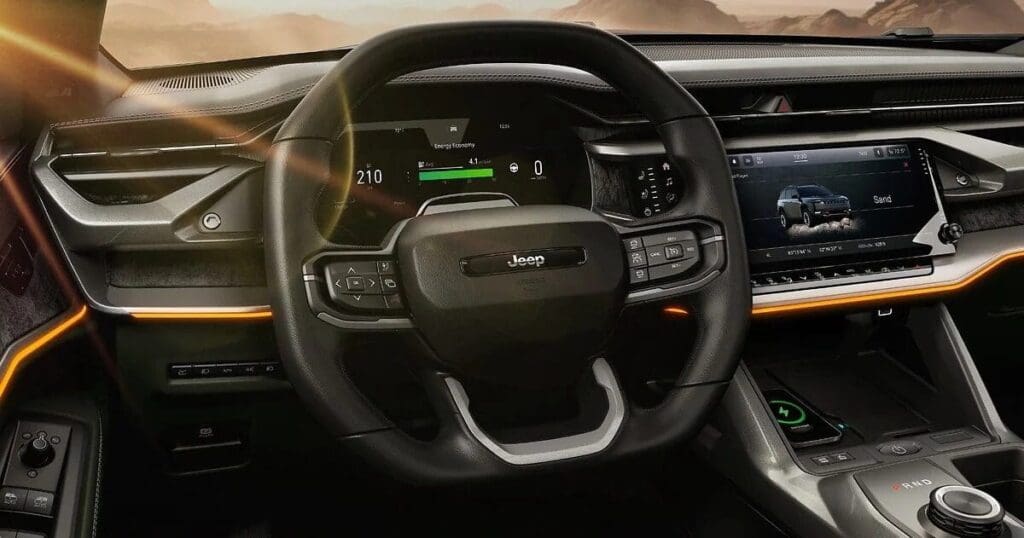 Jeep Wagoneer S Trailhawk terenowy SUV elektryczny 4xe