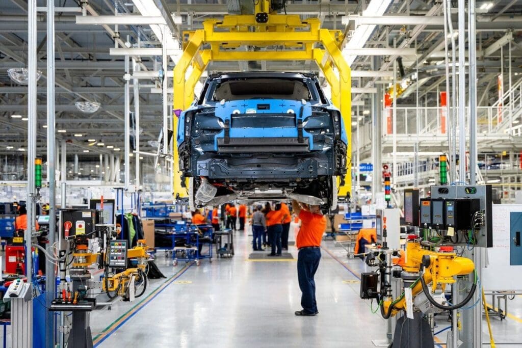 Volvo EX90 Elektryczny SUV produkcja