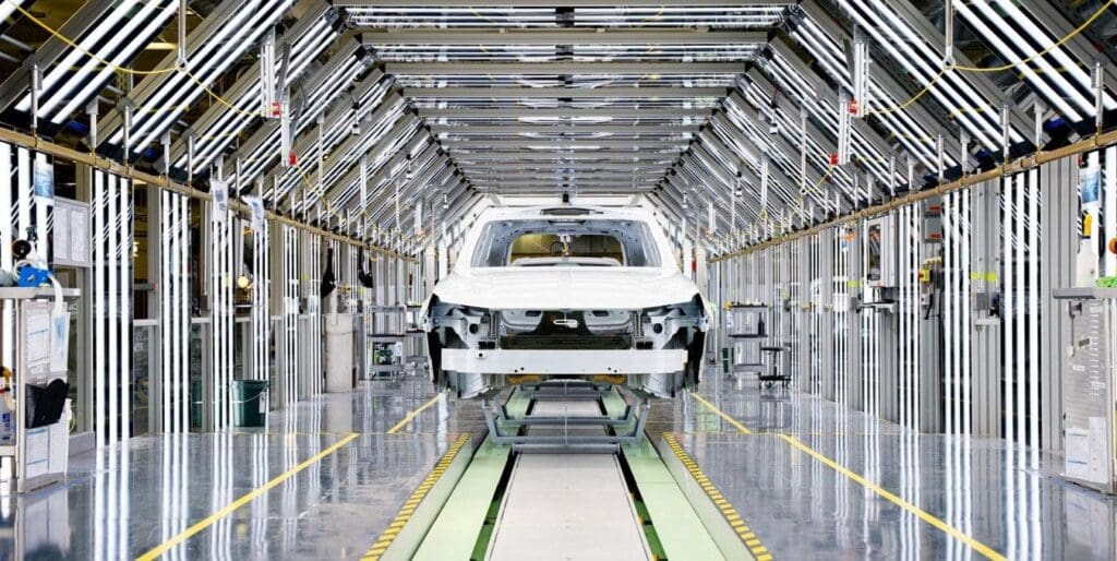 Volvo EX90 Elektryczny SUV produkcja