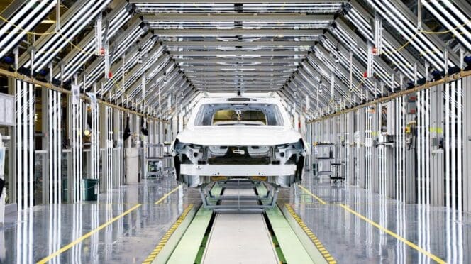 Volvo EX90 Elektryczny SUV produkcja