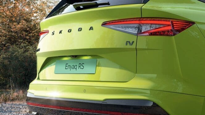 Nowa Skoda Enyaq, zdjęcie obecnego modelu RS