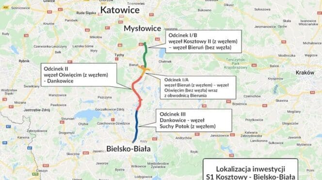 Droga S1 Mysłowice Bieruń