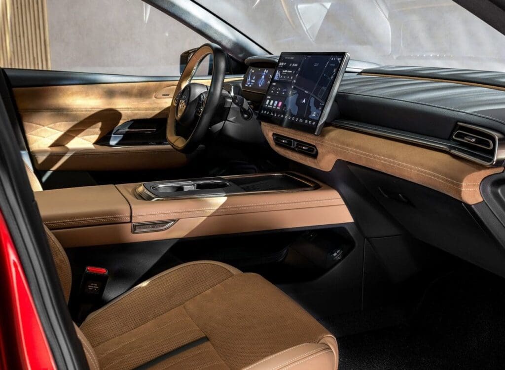 Wnętrze i technologia w Mazda 6e