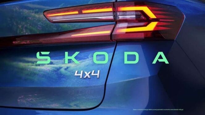 samochody Skoda z napędem 4x4