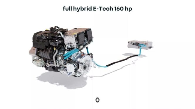silnik full hybrid E-Tech 160