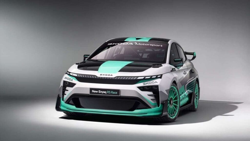 Enyaq RS Race inspirowany Skoda Fabia RS Rally2