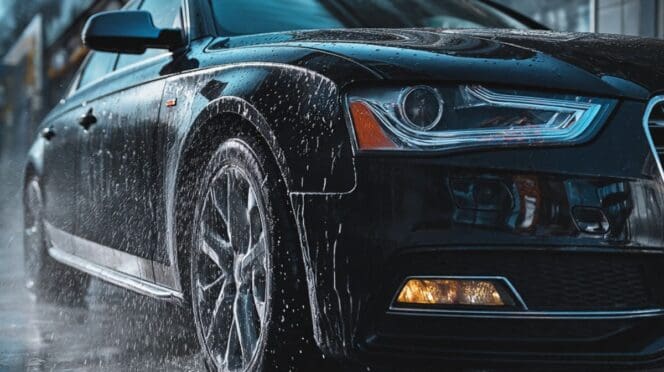Regularne mycie samochodu
