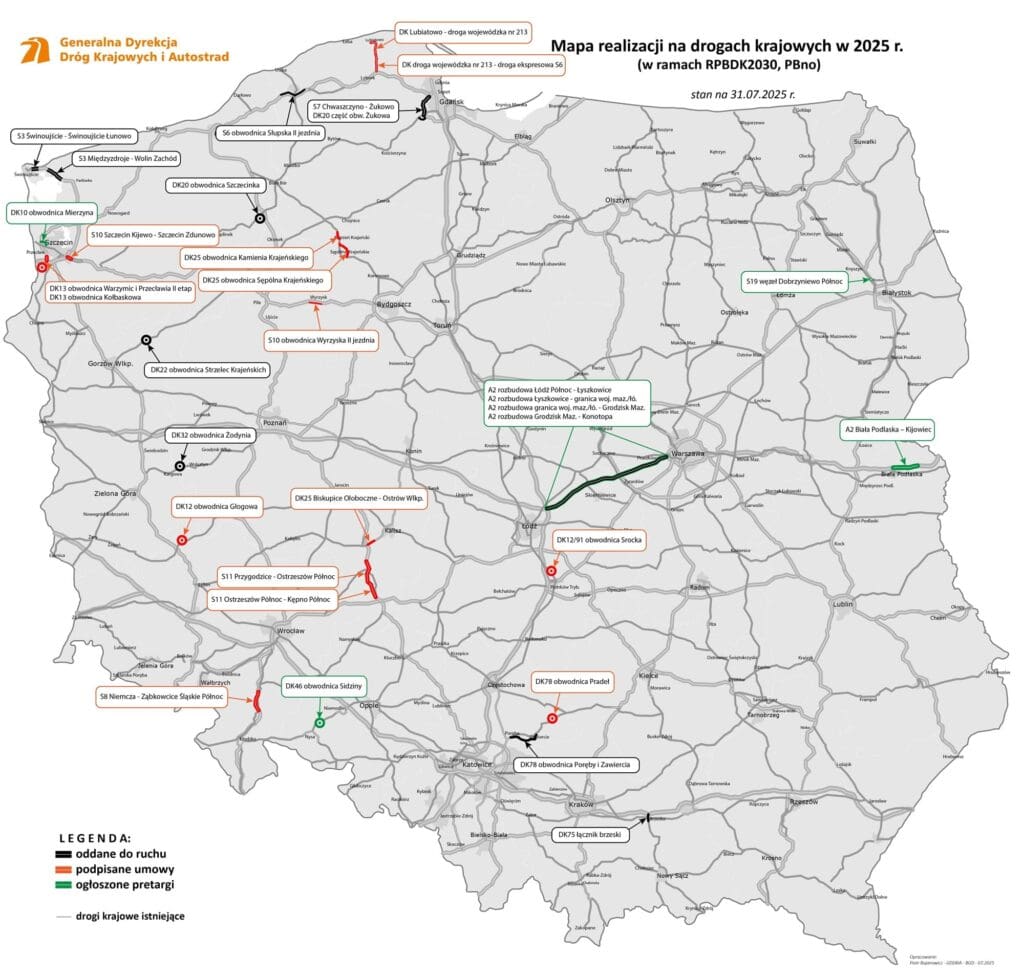 nowe drogi w 2025 roku
