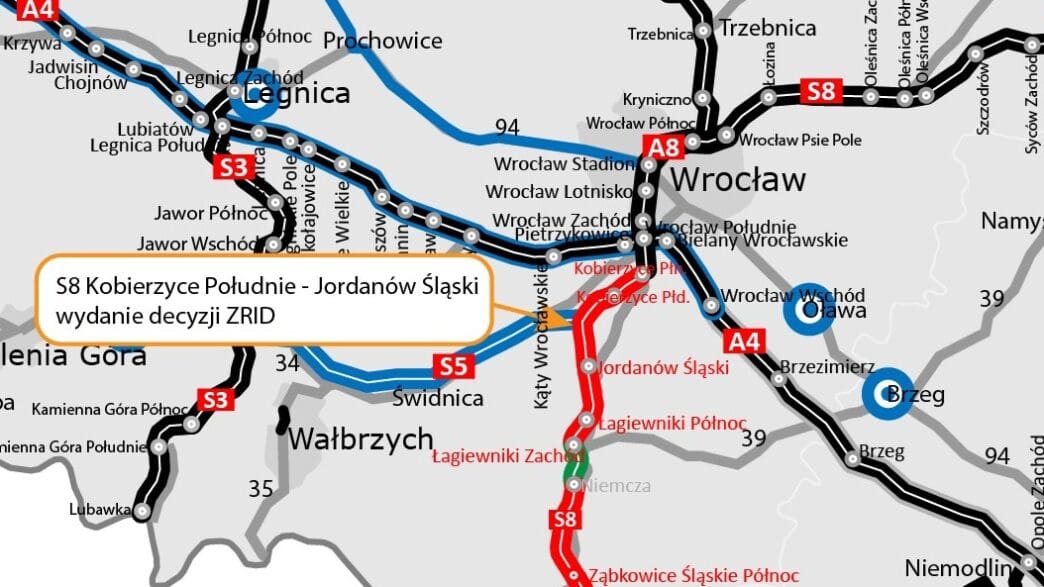 kolejny odcinek S8 w budowie