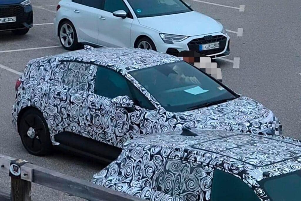 zdjęcia szpiegowskie Audi A2 e-tron