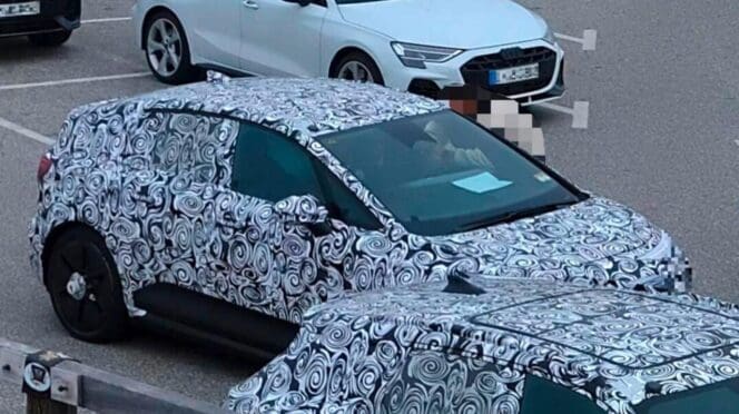 zdjęcia szpiegowskie Audi A2 e-tron