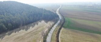 droga S8 na południe od Wrocławia