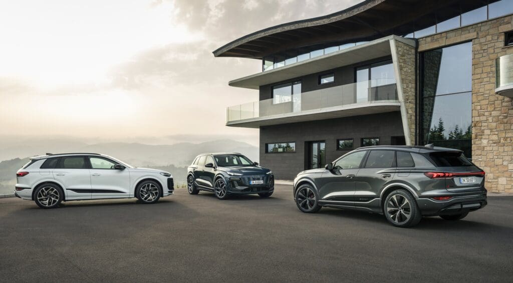 elektryczne modele Audi