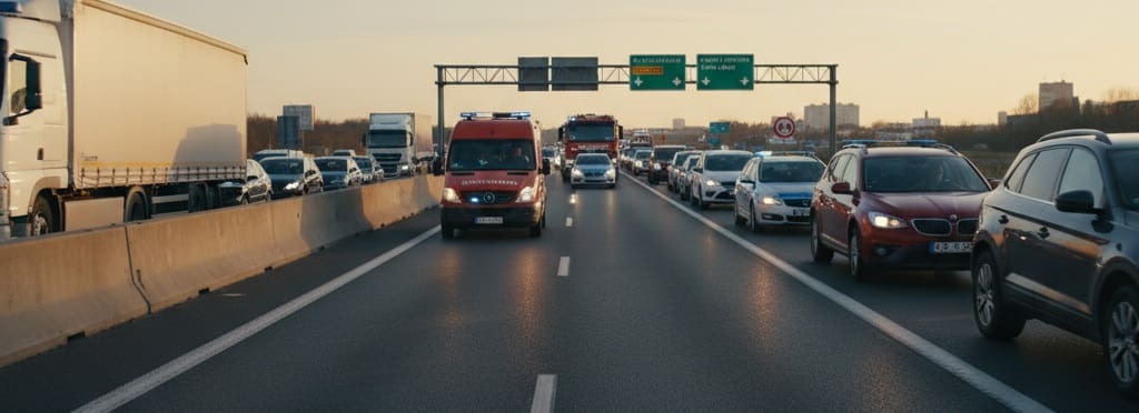 Korytarz życia na drodze