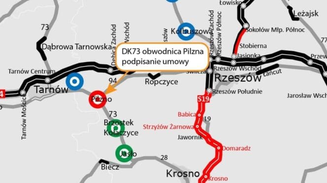 Obwodnica Pilzna na DK73