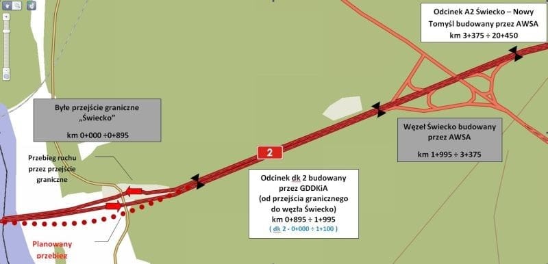połączenie z autostradą A12