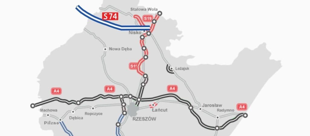 Budowa drogi S74 na odcinku Opatów-Nisko