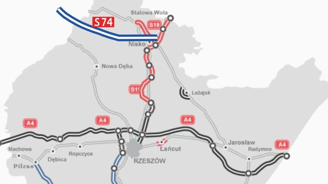 Budowa drogi S74 na odcinku Opatów-Nisko