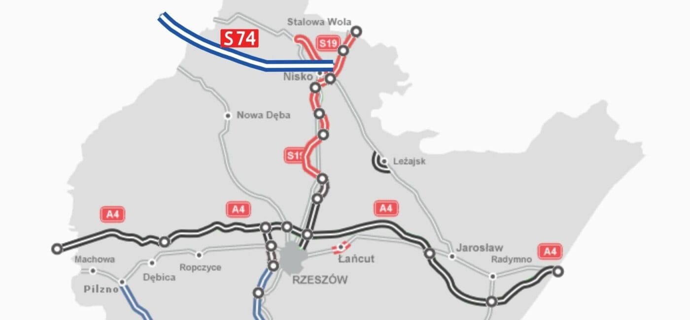Budowa drogi S74 na odcinku Opatów-Nisko