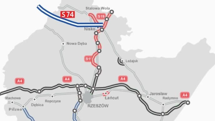 Budowa drogi S74 na odcinku Opatów-Nisko